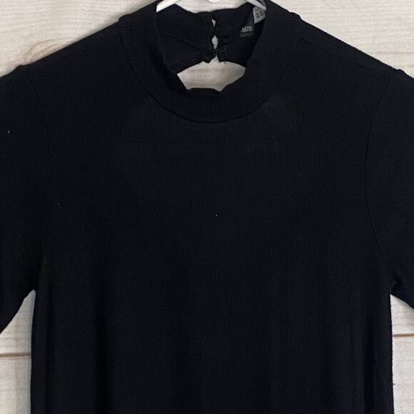 American Eagle Outfitters Soft & Sexy Black Keyhole Back Mini Dress Size XS - Picture 2 of 6